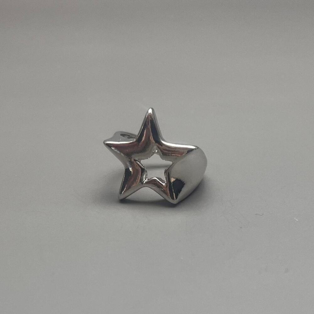 Y2k grunge silver star
